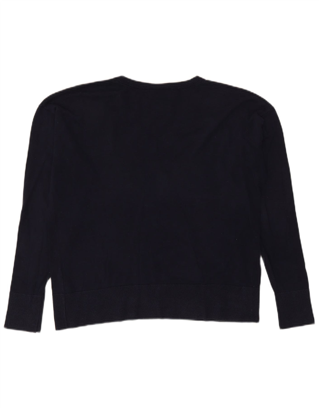 Lacoste Dame V-hals sweater Størrelse 40 Mellem marineblå bomuld