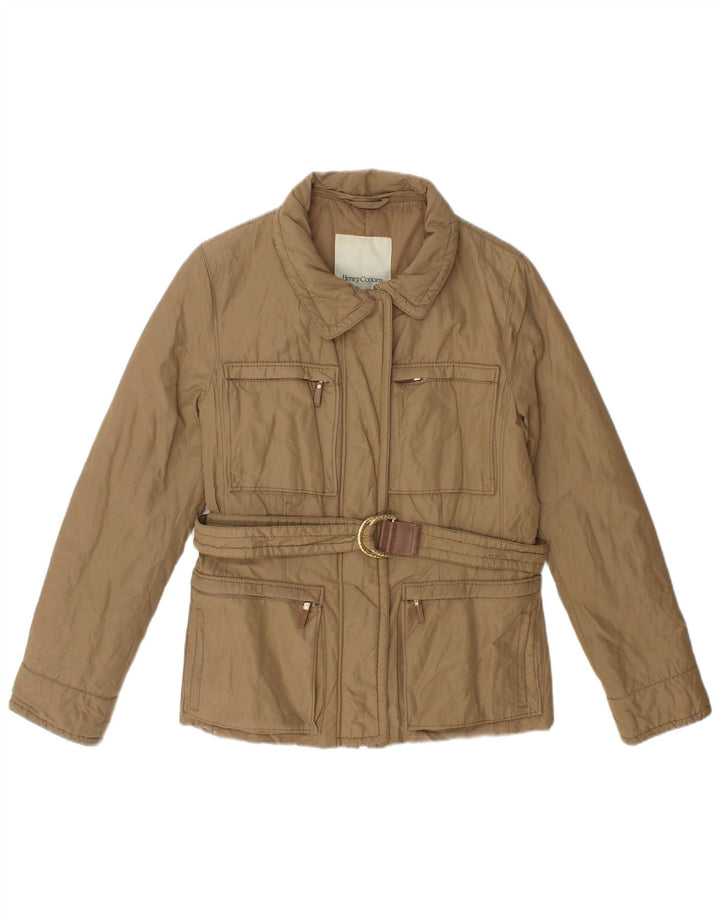 Henry Cottons Dame Bælte Utility Jacket IT 42 Medium Khaki Polyamid