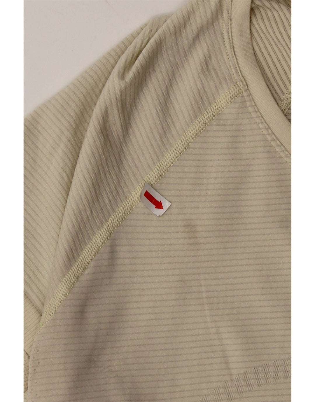 Lululemon Dame T-Shirt Top UK 16 Large Beige