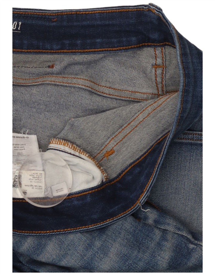G-STAR Herre 3301 Slim Jeans W34 L34 Blå Polyester