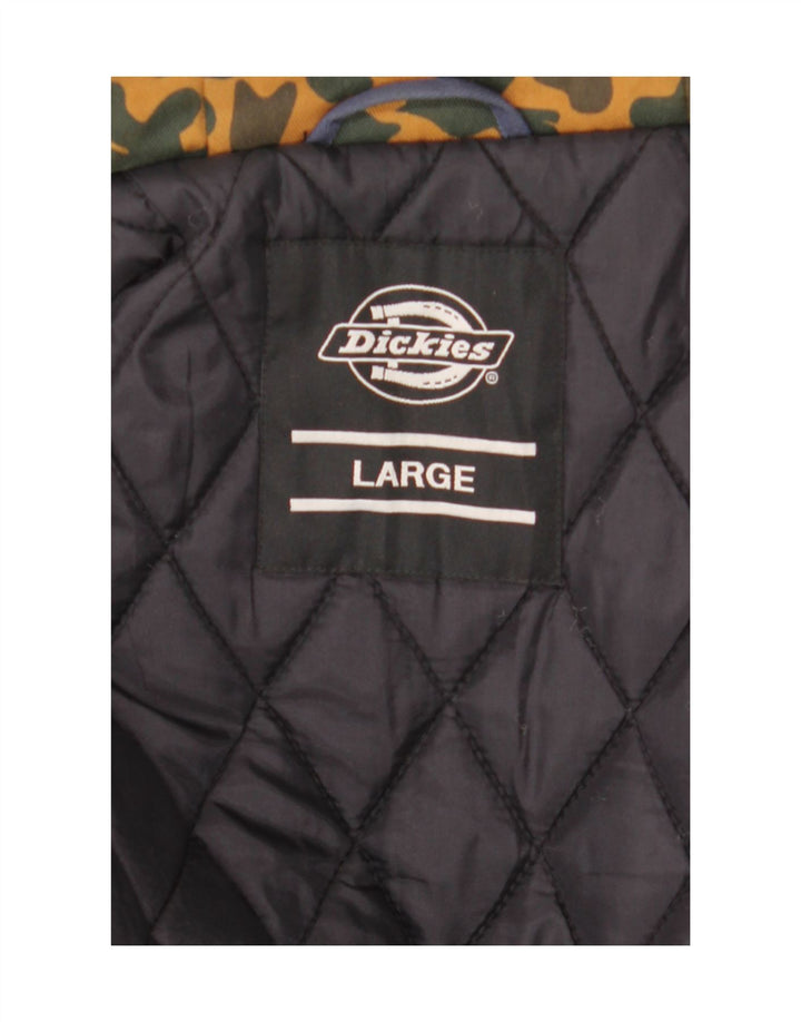 Dickies Herre Hooded Windbreaker Jacket UK 40 Large Navy Blue