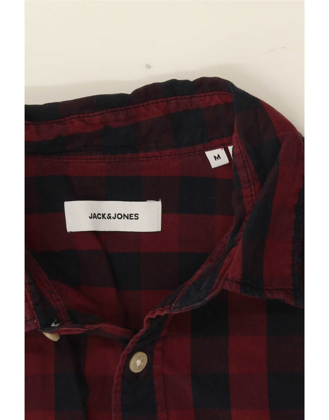 Jack & Jones Herreskjorte Medium Burgundy Gingham