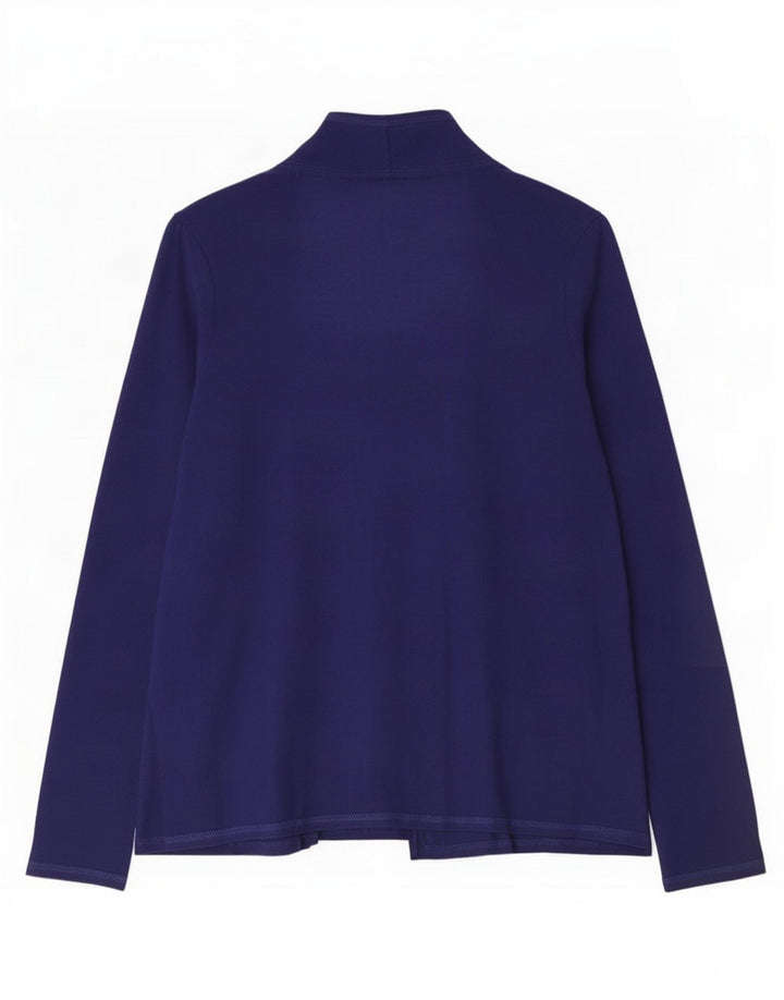 Marks & Spencer Dame Cardigan Top UK 14 Medium Blue Polyester