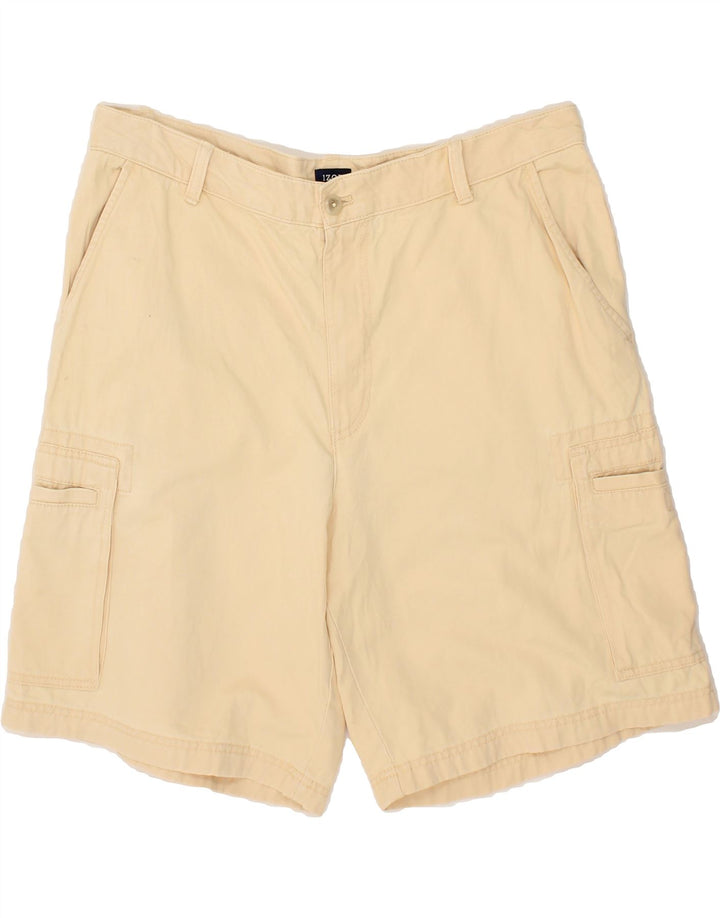 IZOD Mens Cargo Shorts W38 XL Beige Cotton Vintage Izod and Second-Hand Izod from Messina Hembry 