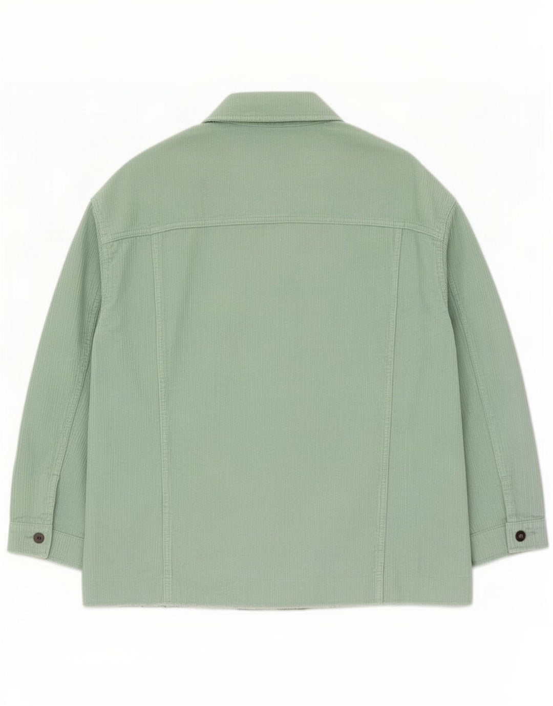 Zara Dame Oversized Corduroy Jacket UK 20 2XL Grøn