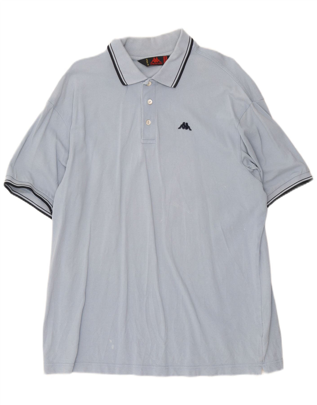 Kappa herre poloshirt 2XL blå bomuld