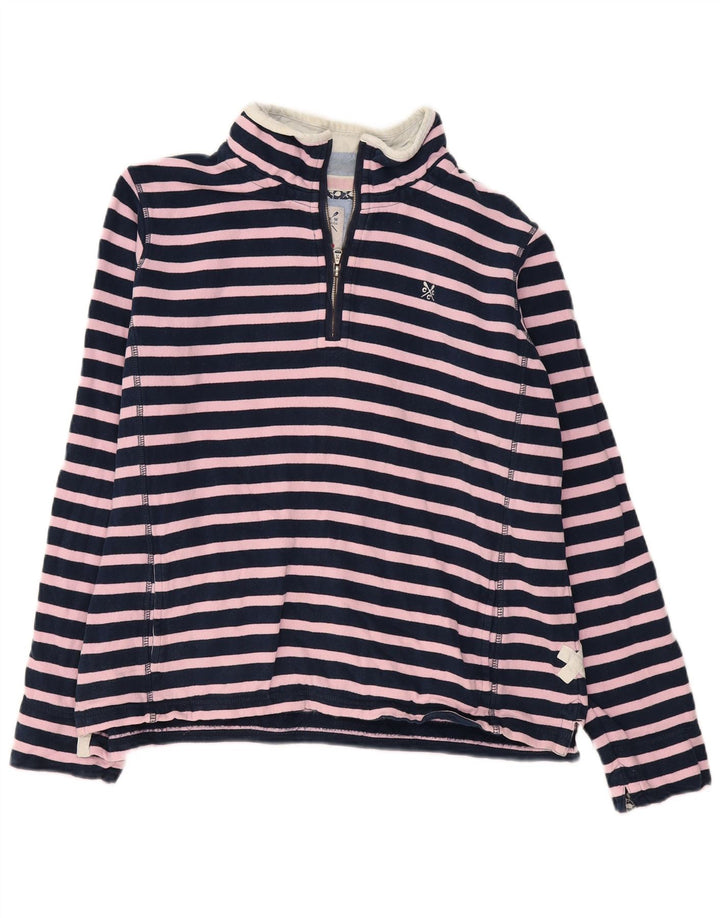 Besætningstøj Dame Sweatshirt Jumper UK 16 Stor Marineblå Stribet