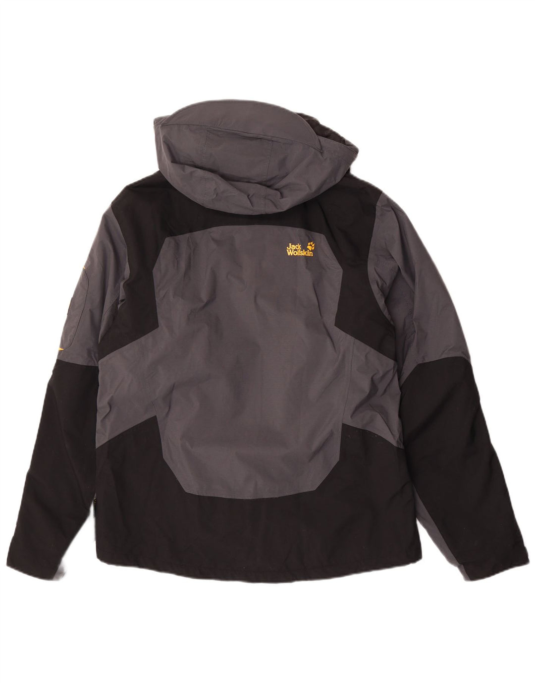 Jack Wolfskin Herre Windbreaker Jacket UK 40/42 Large Grey Colourblock