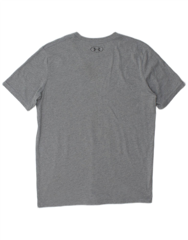 Under Armour Herre Grafisk T-Shirt Top Lille Grå