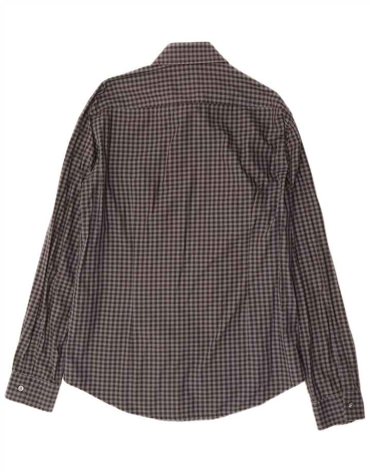 HUGO BOSS Herre Slim Fit skjorte Medium Grey Gingham