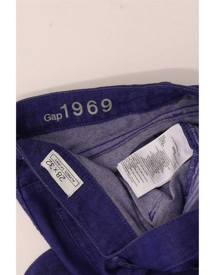 Gap Dame Skinny Jeans W28 L32 Blå Bomuld