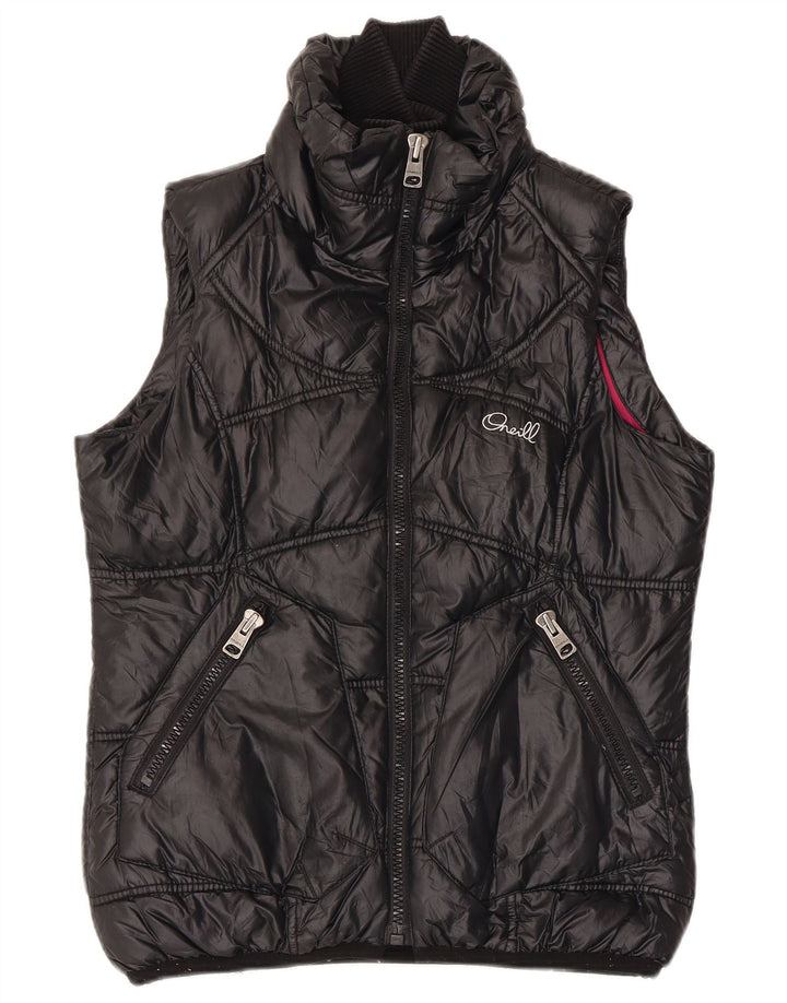 O'Neill Womens Polstret Gilet UK 10 Small Black Polyester