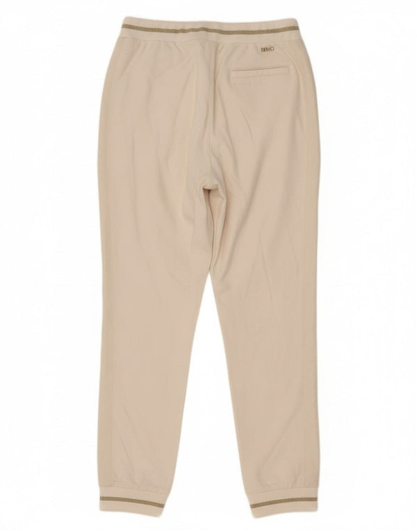 Liu Jo Træningsdragt til kvinder Joggers UK 8 Small White Bomuld