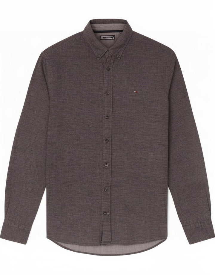 Tommy Hilfiger Herre Regular Fit skjorte Medium Grå
