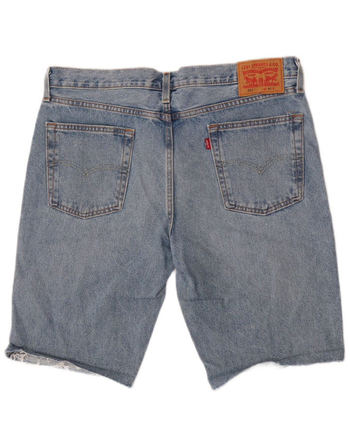Levi's Herre 511 denimshorts W36 Large Blue Cotton