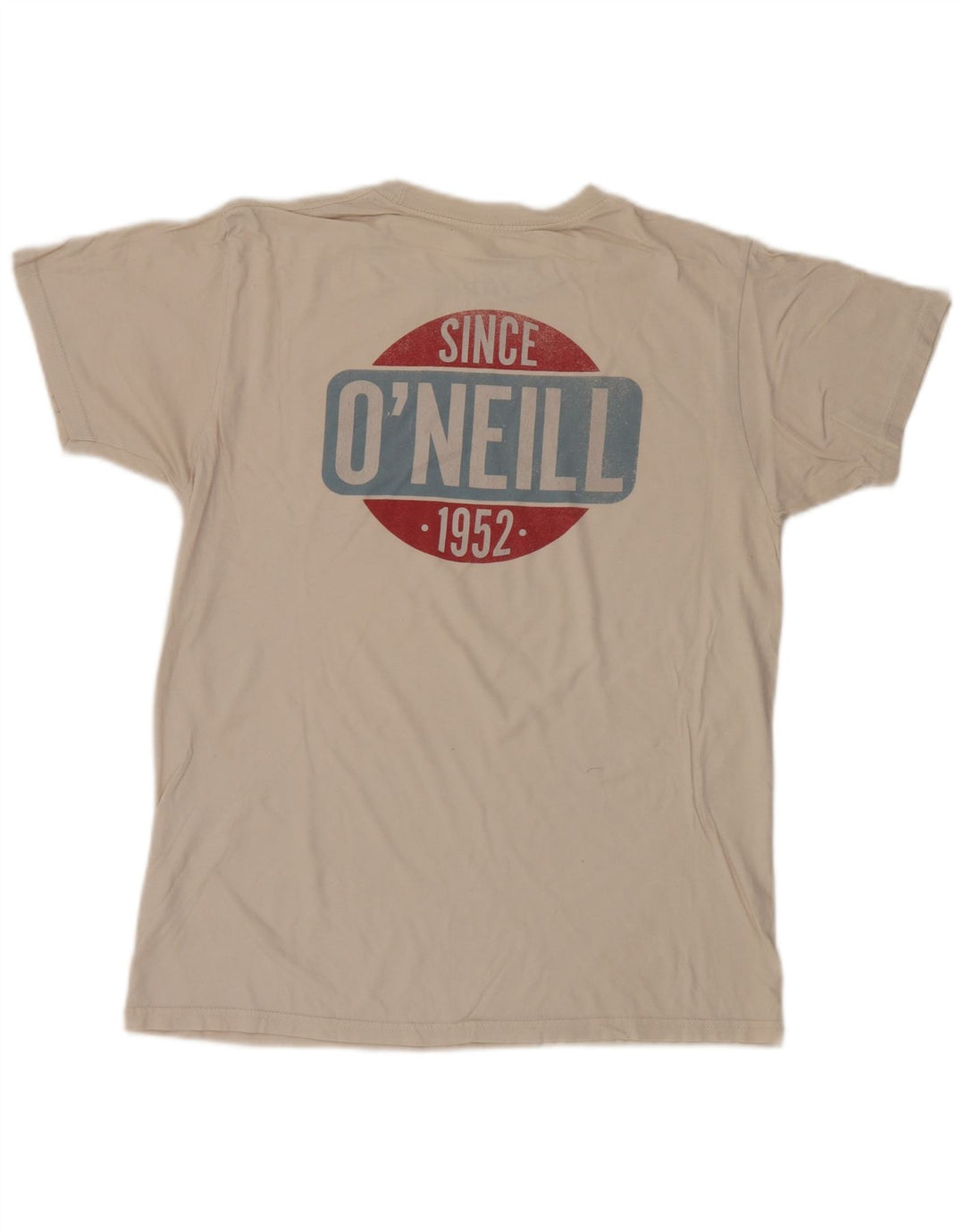 O'Neill Herre Modern Fit Grafisk T-shirt Top Medium Hvid Bomuld