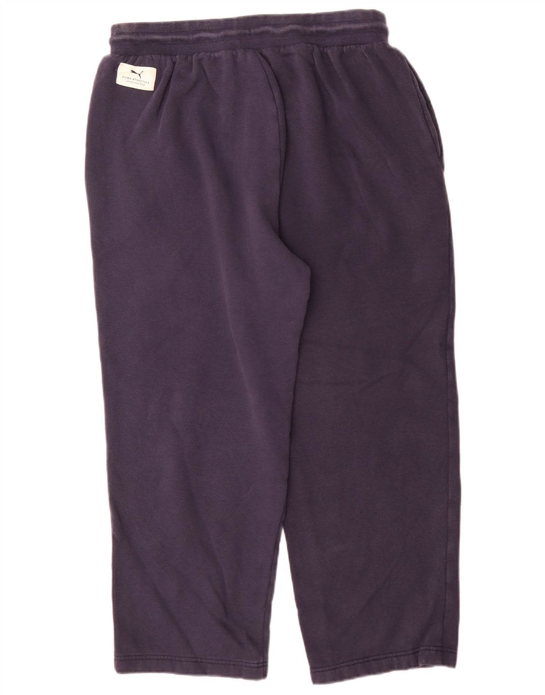 Puma Womens Tracksuit Trousers Large Navy Blue Cotton