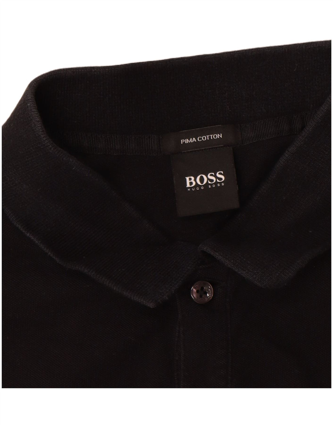 Hugo Boss Herre poloshirt Stor sort bomuld