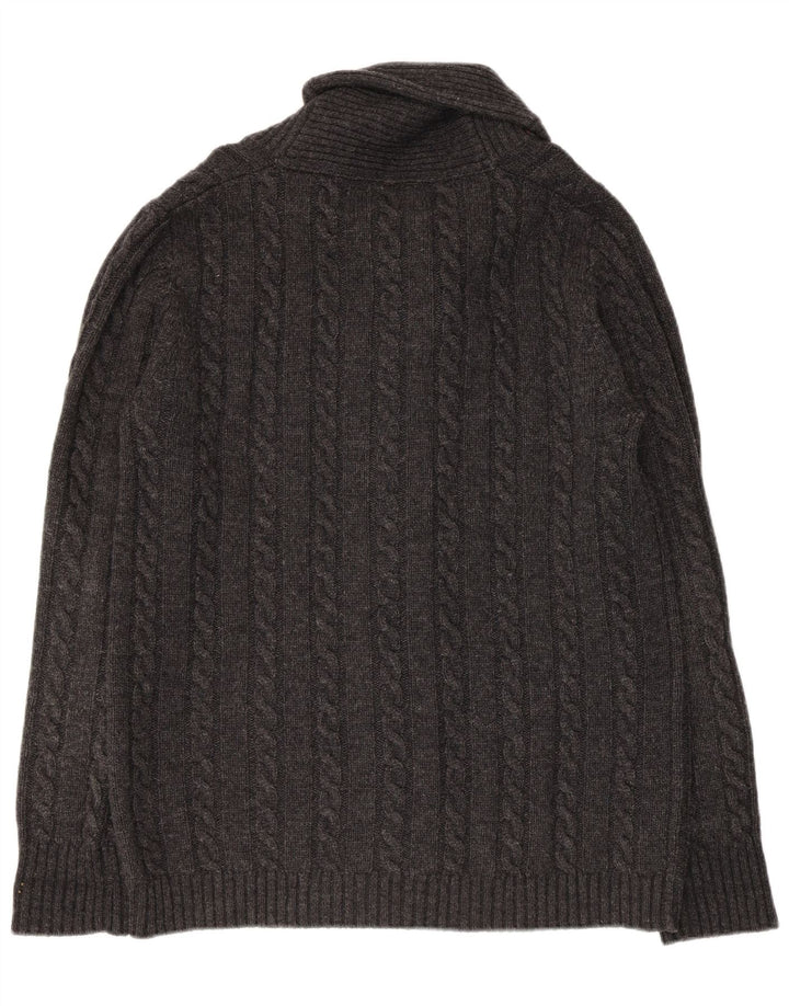 G-Star Herre cardigan sweater XL Grå lammeuld