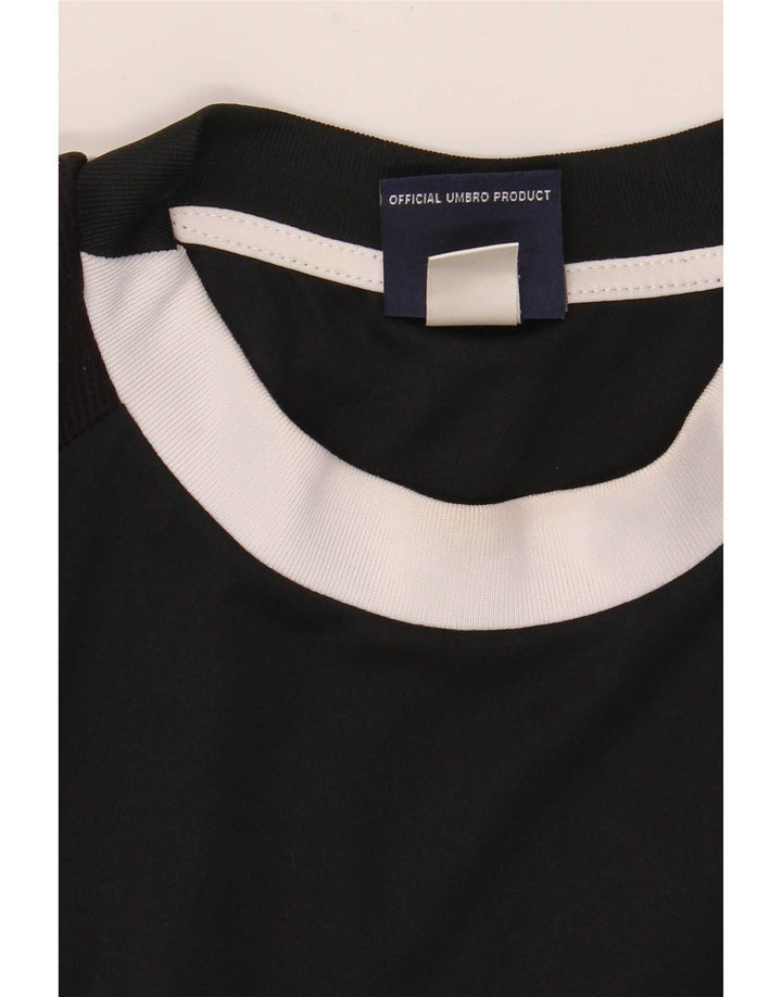 Umbro Herre Grafisk T-Shirt Top XL Sort Colourblock Polyester