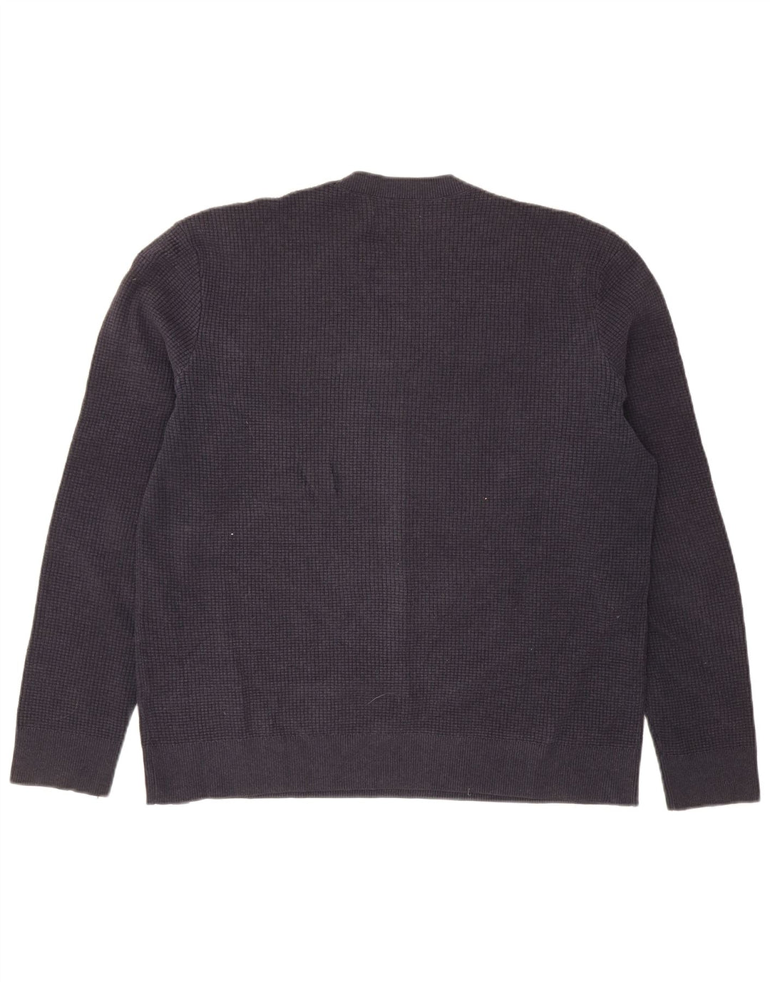 Marks & Spencer Herre sweater med rund hals, stor marineblå polyester