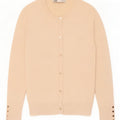 Zara Dame Cardigan Sweater UK 12 Medium Beige Viscose