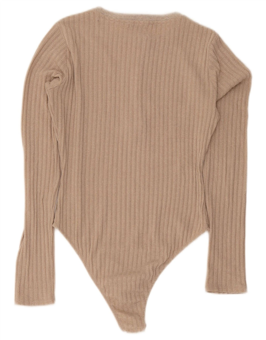 Zara Womens Bodysuit UK 10 Small Beige