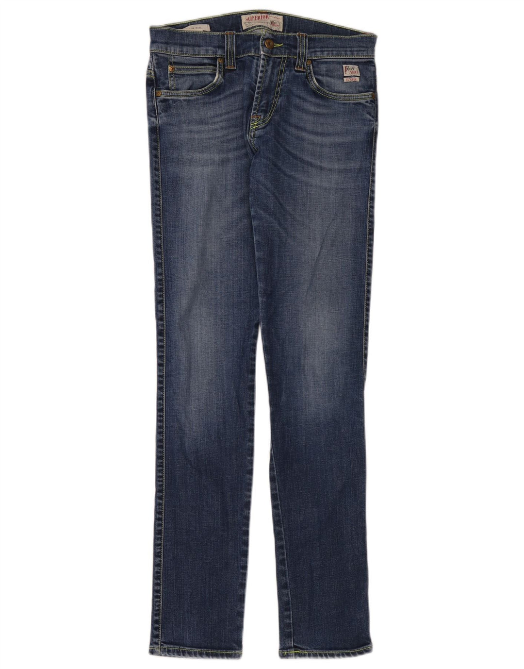 Roy Rogers Dame Slim Jeans W30 L34 Blå Bomuld