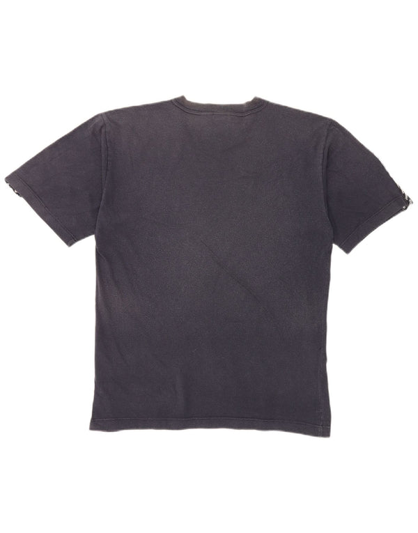 Asics Herre grafisk T-shirt Top Medium Marineblå Bomuld