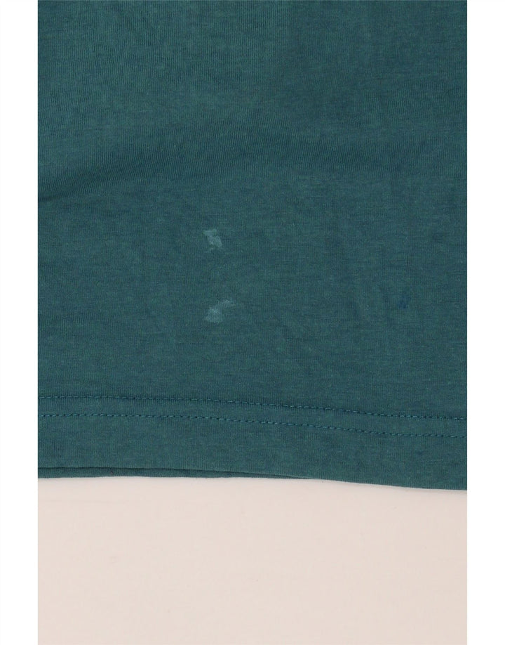 Penguin Herre Grafisk T-Shirt Top XL Blå Bomuld