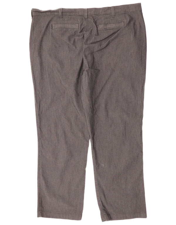 LEE Womens Riders Casual Bukser US 24 4XL W48 L31 Grå sildeben