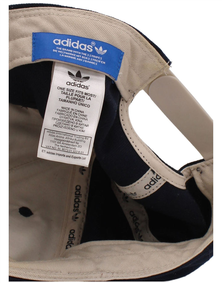 Adidas Herre grafisk baseballkasket One Size Marineblå Colourblock Polyester