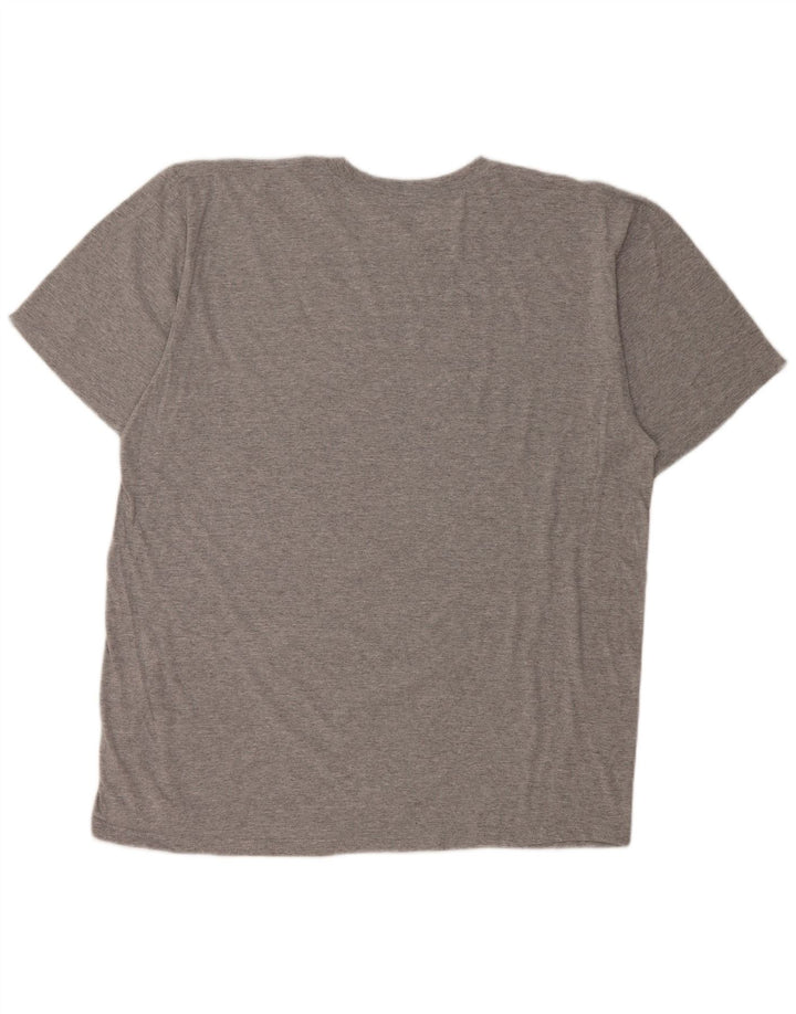 IZOD Herre grafisk T-shirt Top XL Grå Flecked