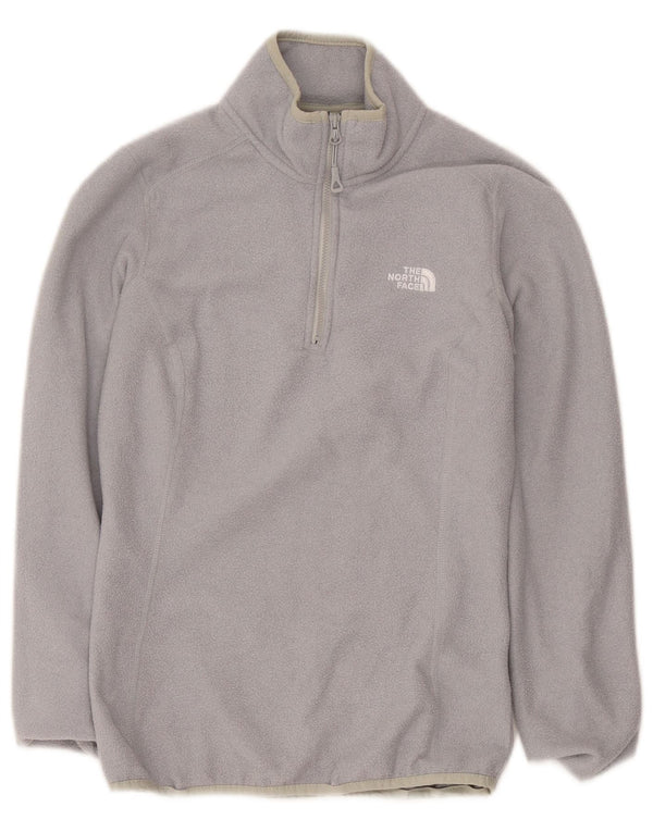 The North Face Fleece Jumper med lynlås til kvinder UK 6 XS Grå Polyester
