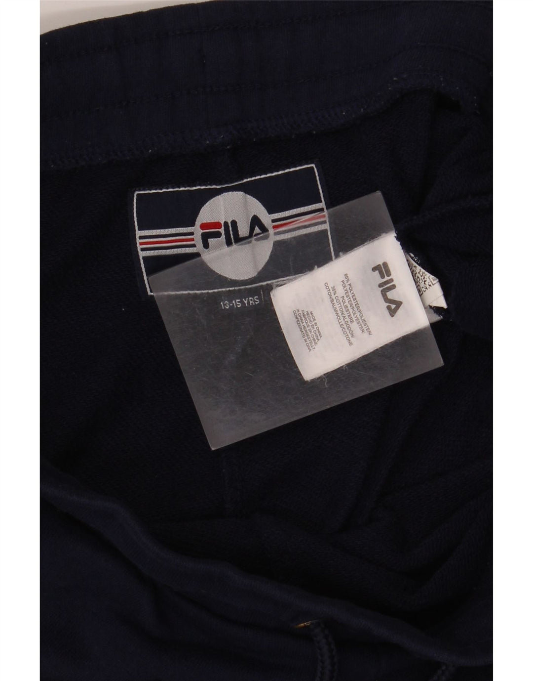 FILA Grafiske sportsshorts til drenge 13-14 år marineblå polyester