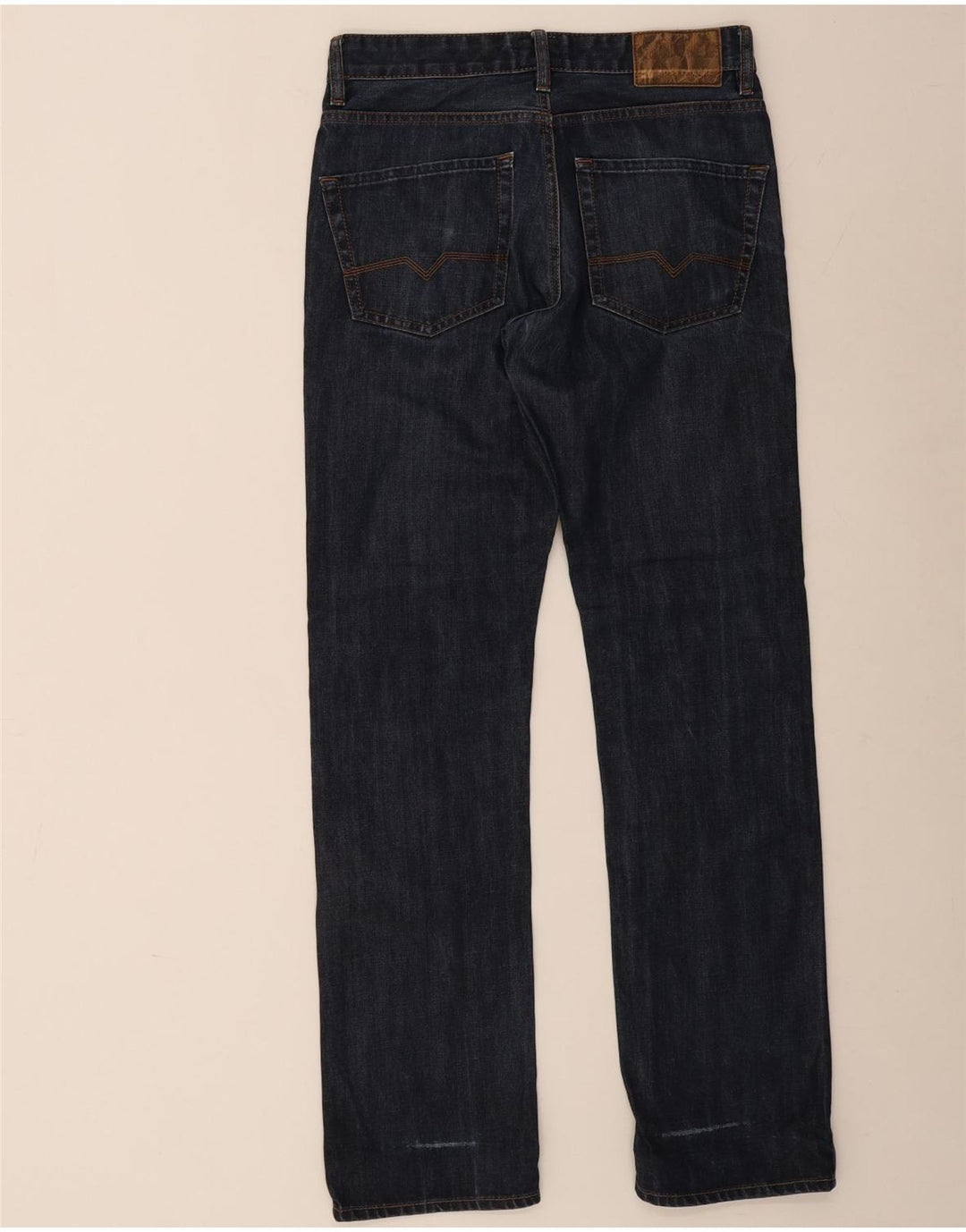 Hugo Boss Herre Slim Jeans W31 L34 Marineblå Bomuld