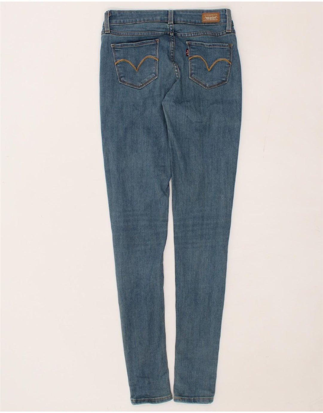 LEVI'S Womens Legging Skinny Jeans W26 L32 Blue Cotton Vintage Levi's and Second-Hand Levi's from Messina Hembry 