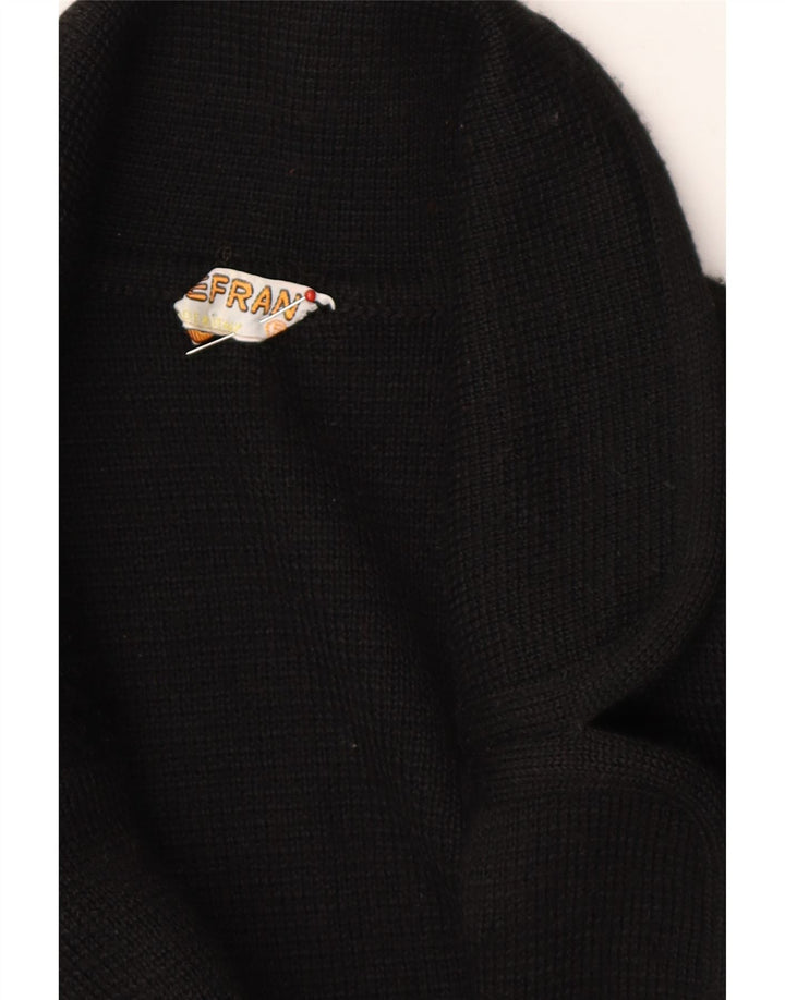 VINTAGE Womens Cardigan Sweater UK 10 Small Black Vintage Vintage and Second-Hand Vintage from Messina Hembry 