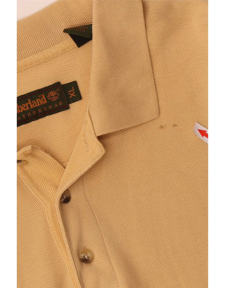 Timberland Polo Shirt til mænd XL Gul bomuld