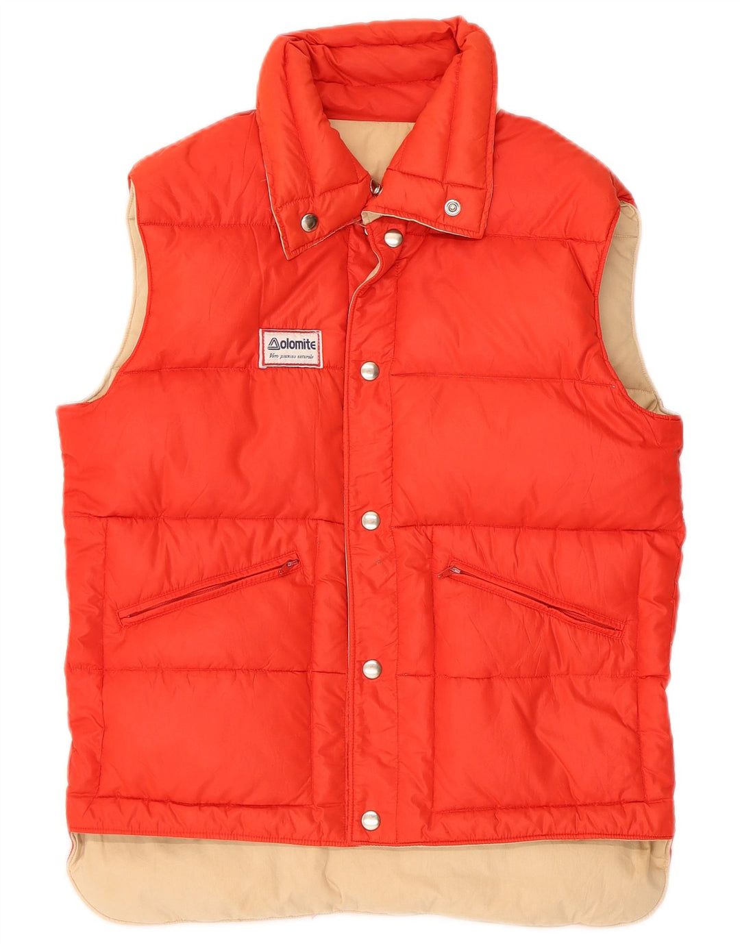 Dolomite Herre Vendbar Polstret Gilet UK 36 Small Beige