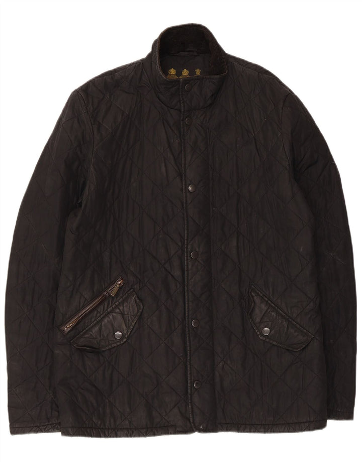 Barbour Herre quiltet jakke UK 36 Small Black