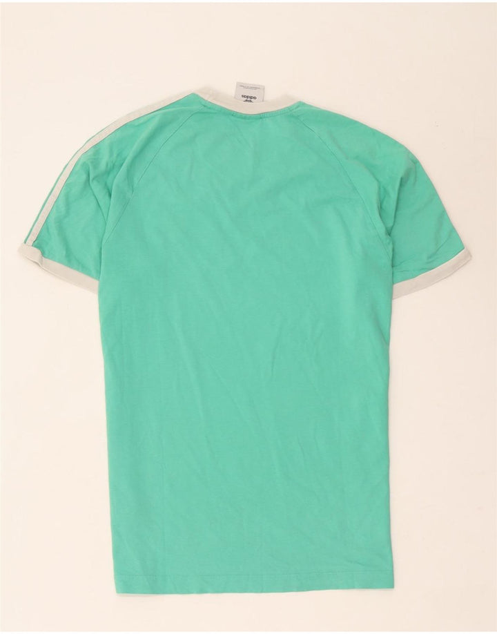 Adidas herre T-shirt top mellemgrøn bomuld