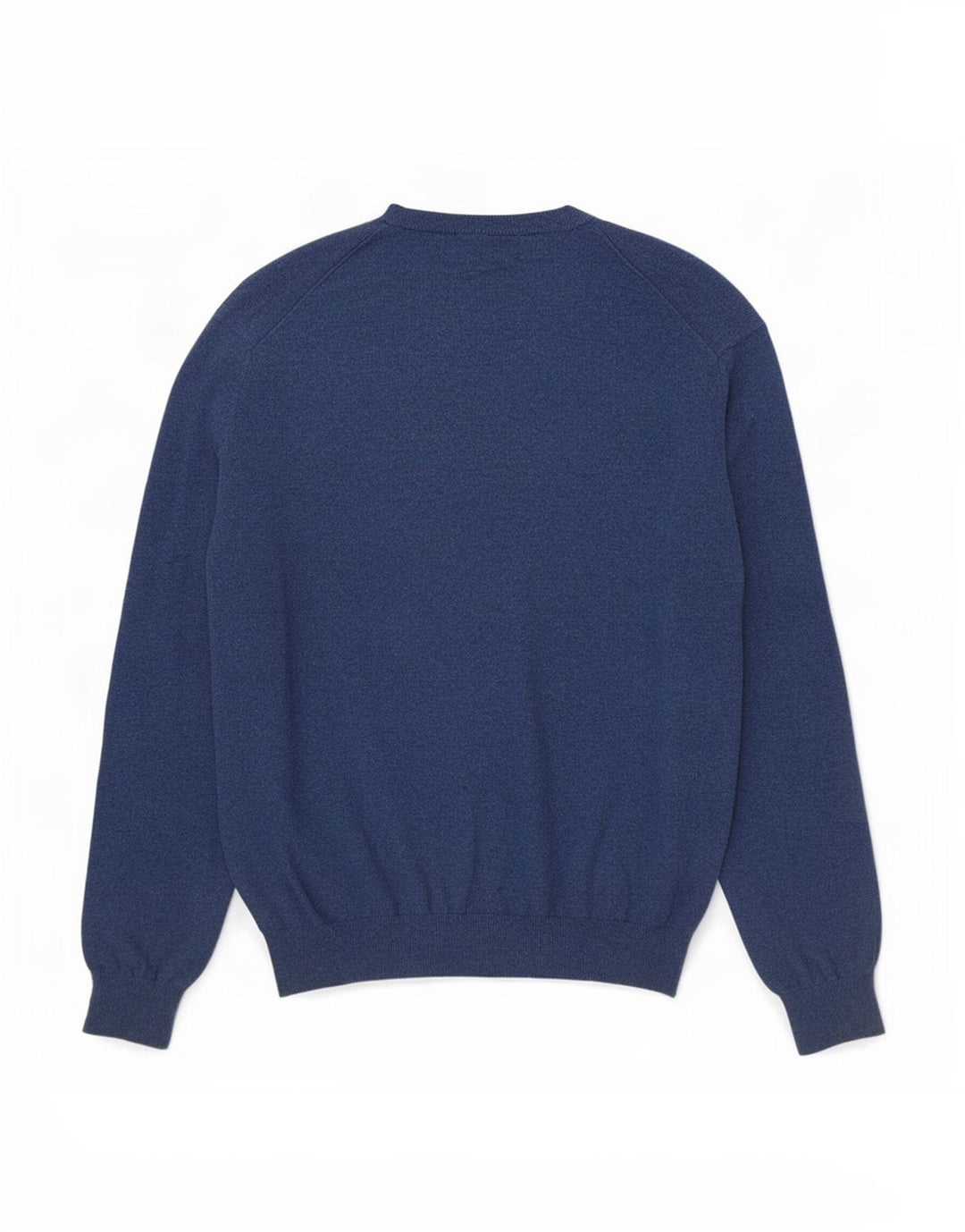 Besætningstøj Herre V-hals sweater Stor blå bomuld
