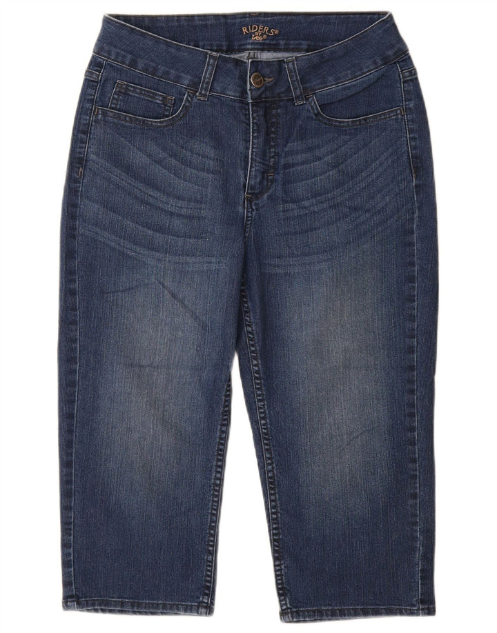 LEE Dame Ryttere Loose Fit Capri Jeans US 8 Medium W28 L18 Blå Bomuld