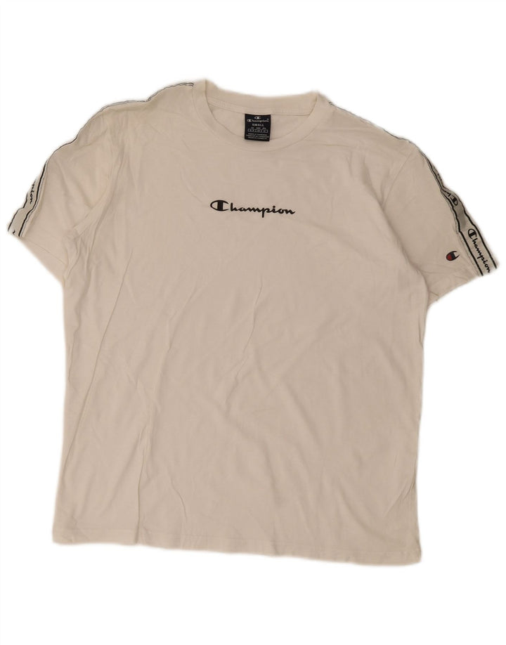 Champion Herre grafisk T-shirt Top Lille hvid Colourblock