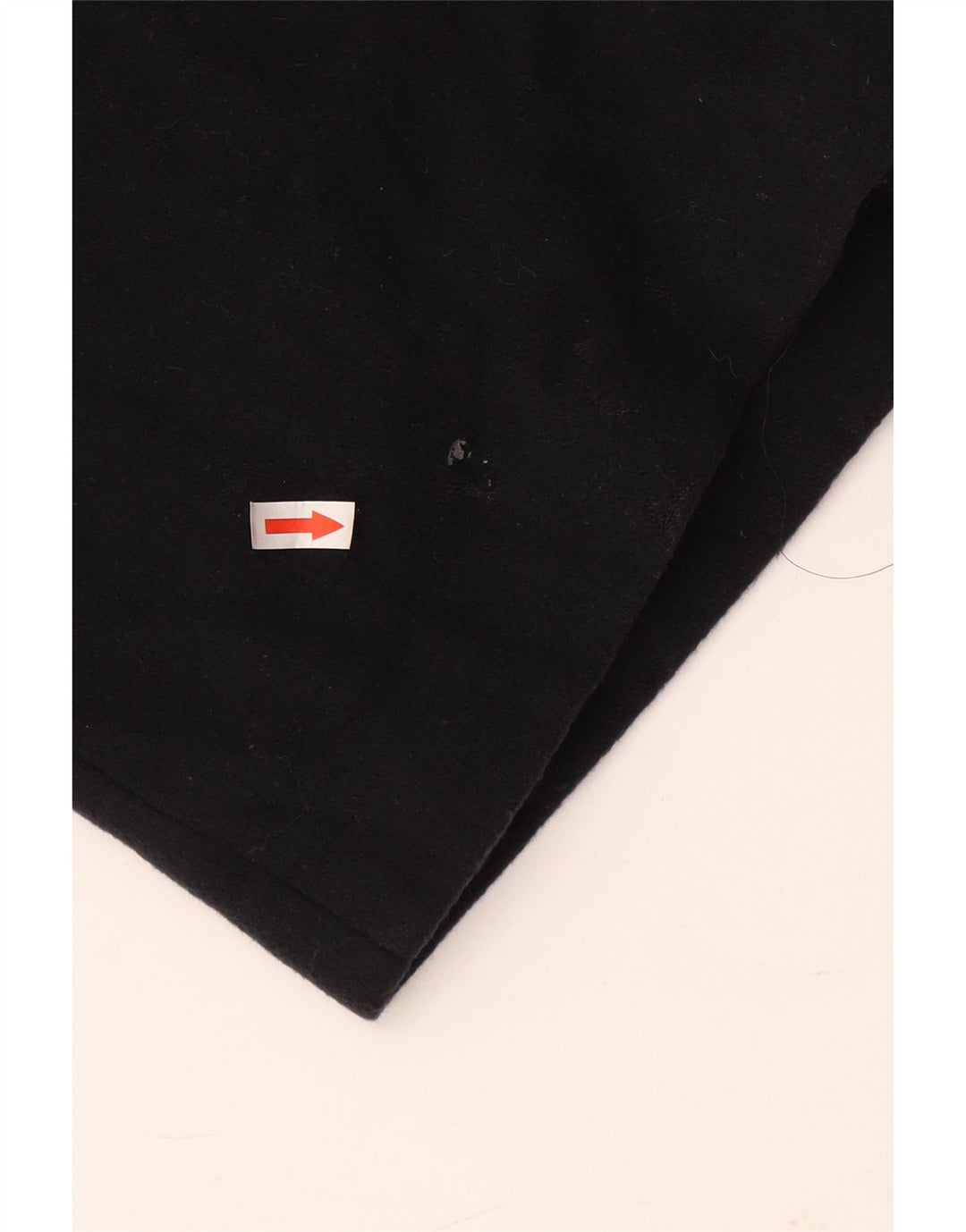Marks & Spencer Dame Dobbeltradet Frakke UK 10 Small Black Wool