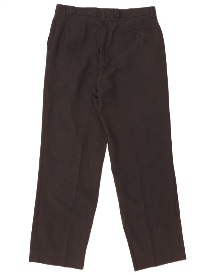 Marks & Spencer Straight Suit Bukser til mænd W34 L31 Sort