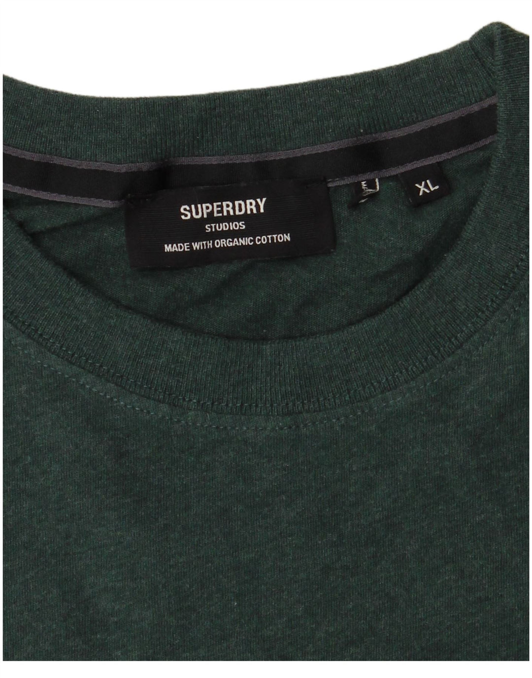 Superdry T-shirt top til mænd XL Grøn bomuld
