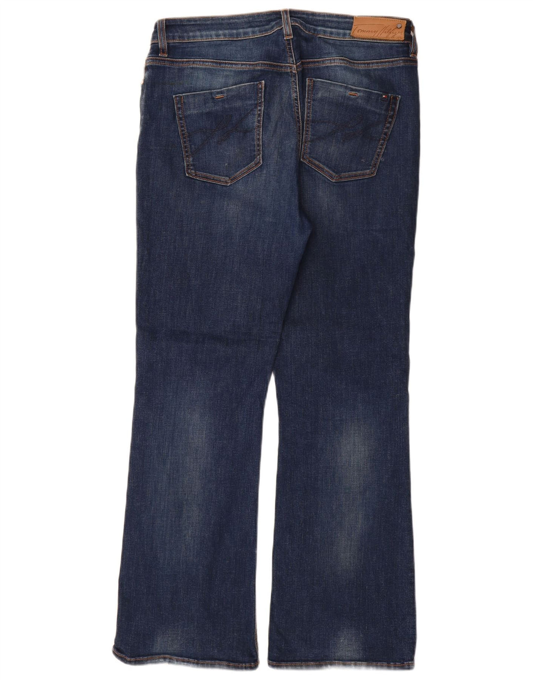 Tommy Hilfiger Dame Bootcut Jeans W32 L30 Marineblå Bomuld