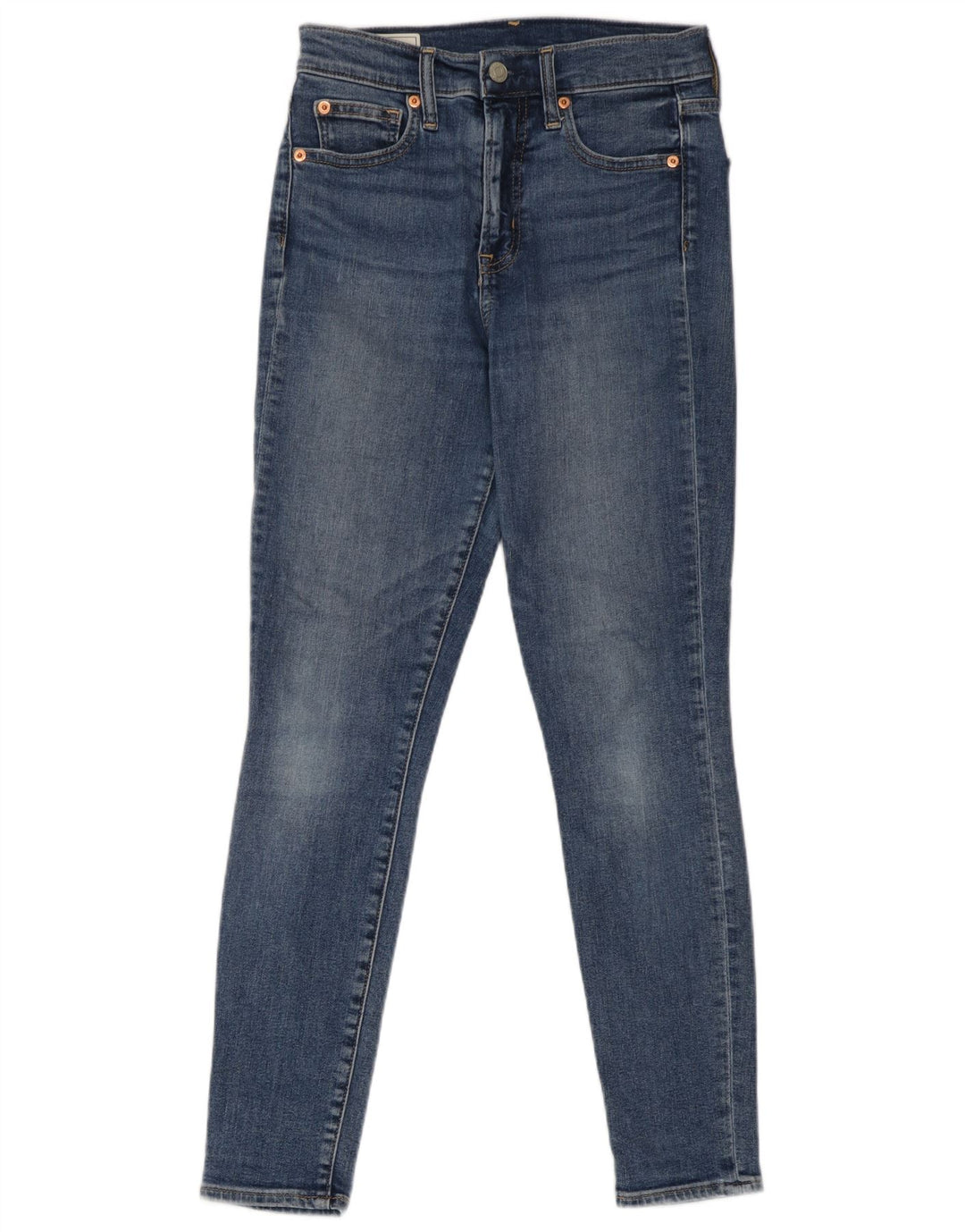 Gap Dame Højtliggende Skinny Jeans W27 L27 Blå